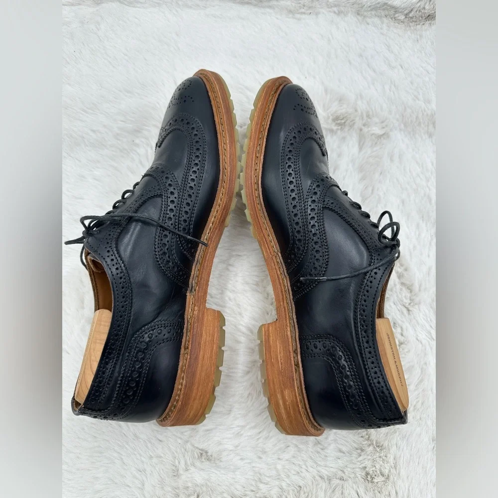 Allen Edmonds‎ McTavish Oxford Wingtip black Leather Brogues Dress Shoe size 11